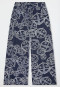 Lange broek statement print blauw - SCHIESSER 150 Years