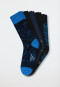 Herrensocken 5er-Pack Organic Cotton blau/ schwarz - Fashion