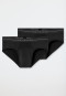 Rio-Slip 2er-Pack schwarz - Cotton Flex