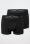 Short set van 2 stuks zwart - Cotton Flex