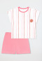 Pigiama corto a strisce rosa - Kids Nightwear