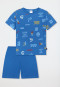 Schlafanzug kurz Surfer indigo - Kids Nightwear