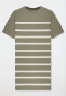 Sleep shirt short sleeve stripes jade - Casual Nightwear