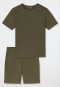 Short pyjamas olive - Modern Bonded