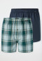 Boxershorts, set van 2, geweven stof, meerkleurig patroon - Boxershorts multipack