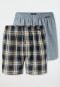 Lot de 2 boxers en matière tissée imprimée multicolore - Lot de boxers multipack