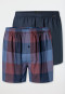 Boxershorts, set van 2, geweven stof, meerkleurig patroon - Boxershorts multipack