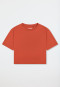 Shirt kurzarm Heavy Single Jersey terracotta - Mix+Relax