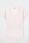 Shirt kurzarm V-Ausschnitt rosé - Mix+Relax