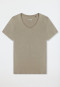 Shirt short sleeve v-neck jade - Mix+Relax