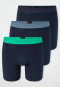 Longshorts, set van 3, donkerblauw - 95/5