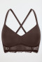 Soft-BH mit Schale Spitze dunkelbraun - Unique Premium