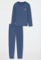 Schlafanzug lang Bündchen Oversized faded denim - Modern Essentials