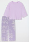 Schlafanzug 3/4-lang Interlock orchid - Modern Nightwear