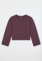 Shirt met lange mouwen, cacaobruin - Mix+ Relax
