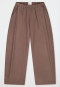 Long Flannel Pants, Herringbone, Brown-Mottled - Mix+ Relax