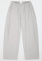 Langere flanele broek met visgraatpatroon, blauwgrijs gemêleerd - Mix+ Relax