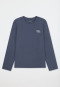Shirt met lange mouwen, blauwgrijs - Mix+ Relax