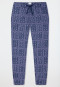Langere broek met elastische manchetten en veelkleurig bedrukte print - Mix+ Relax