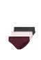 Briefs 3-pack Bordeaux/Beige/Black - ADIDAS