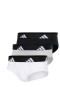Slip 3er-Pack Schwarz/Grau/Weiss - ADIDAS