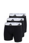 Enge Boxershorts 3er-Pack Schwarz/Weiss - ADIDAS