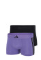 Boxer briefs long 2-pack Black/Purple - ADIDAS