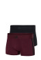 Aansluitende boxershorts 2-pack Zwart/Bordeaux - ADIDAS