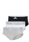 Briefs 3-pack Black/Grey/White - ADIDAS