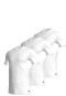 T-shirt col V lot de 3 Blanc - ADIDAS
