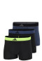 Boxer briefs long 3-pack Blue/Black - ADIDAS