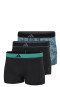 Boxer briefs 3-pack Black/Petrol - ADIDAS