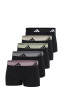 Boxer briefs with logo 5-pack Black - ADIDAS