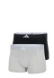 Enge Boxershorts 2er-Pack Schwarz/Grau - ADIDAS