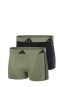 Aansluitende boxershorts 2-pack Groen/Zwart - ADIDAS