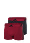 Boxer aderenti 2-pack Nero/Rosso - ADIDAS
