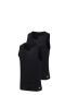Shirt ärmellos 2er-Pack Schwarz - ADIDAS