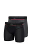 Aansluitende boxershorts lang 2-pack Zwart/Grijs/Rood - ADIDAS