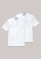 2-pack white American T-shirt with V neckline - Essentials