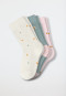 Baby-Stoppersocken 3er-Pack Punkte mehrfarbig - Legwear Baby