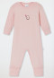 Tuta Baby lunga Vario con piede in spugna modal rosé - Baby