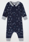 Babypakje lange mouwen uniseks badstof modal bosdieren donkerblauw - Baby World