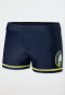 Retro zwemshort tricot gerecycled SPF 40+ rat donkerblauw - Rat Henry