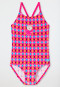 Swimsuit knitwear recycled SPF40+ ethnic cat watermelon multicolored - Cat Zoe