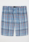 Bermuda kurz Webware pacific blue kariert - Mix+Relax