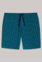 Bermudashorts petrol gemustert - Mix+Relax