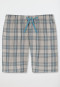 Bermudashorts Webware Organic Cotton Karos braungrau - Mix+Relax