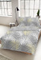 2-piece bed linen satin gray patterned - SCHIESSER Home