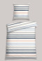 Biancheria da letto composta da 2 pezzi in raso multicolore a righe: SCHIESSER Home