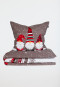 2-Piece Bed Linen Set with Multi-Colored Gnome Pattern - Soft Flannel